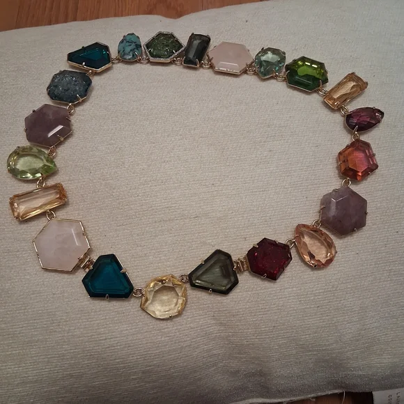 Stella & Dot Candy Gems Multicolor Gemstone Necklace and Bracelet Set - Picture 4 of 15